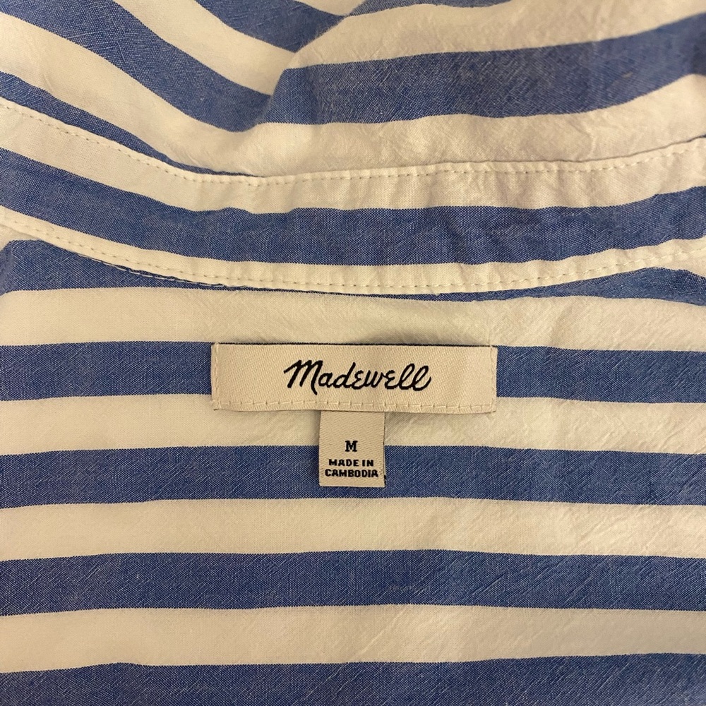 Madewell 100% Cotton Button Down - Picture 4 of 4